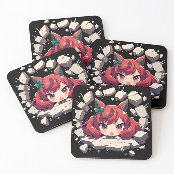 Item preview, Nice Nature Uma Musume Pretty Derby Chibi Peeking Anime designed and sold by TorbenKuhano.