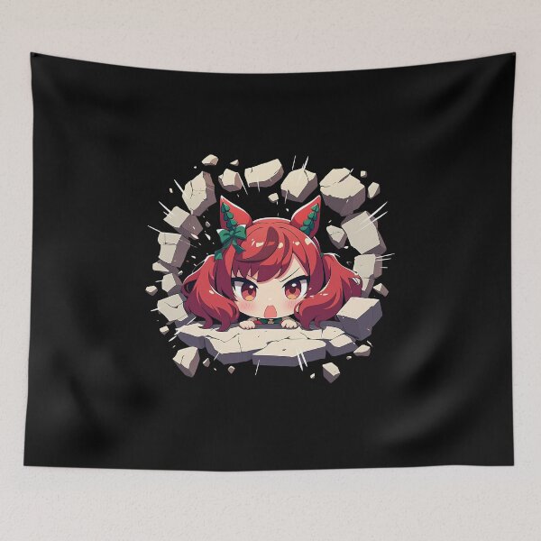 Item preview, Nice Nature Uma Musume Pretty Derby Chibi Peeking Anime designed and sold by TorbenKuhano.