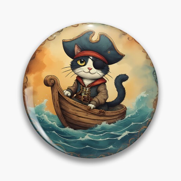 Item preview, Pirate Cat #9 designed and sold by Sam-Tada.