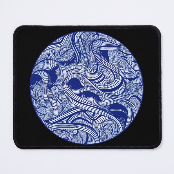Item preview, Blue water flow, in a Chinese porcelain style designed and sold by DaveDanchuk.