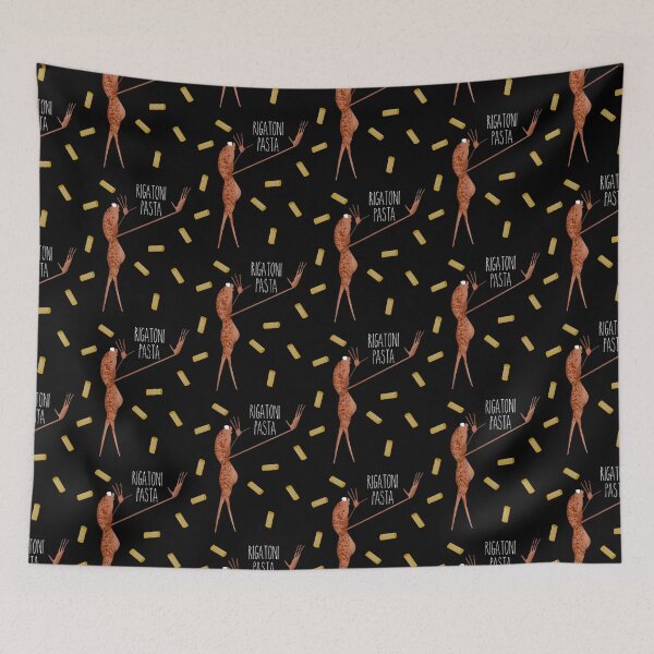 Item preview, Marcus the Worm Rigatoni Pasta designed and sold by anamarquesarts.