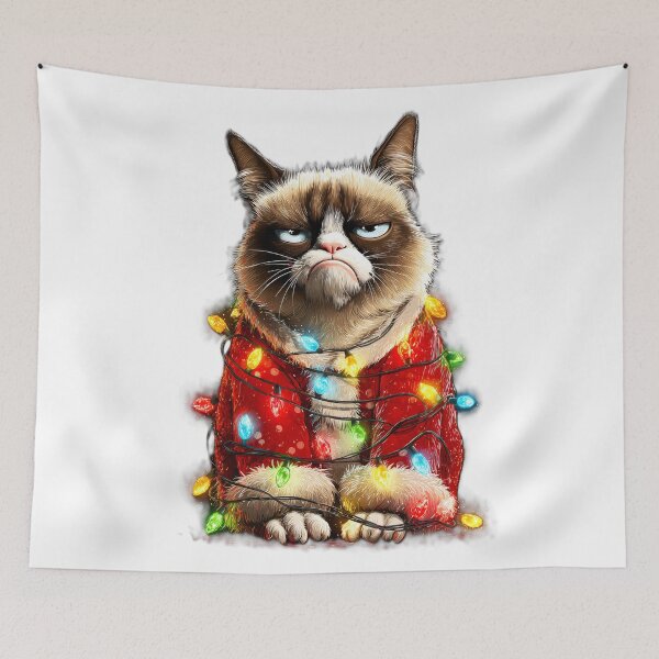 Item preview, Grumpy cat All Wrapped Up designed and sold by scicilysimonee.