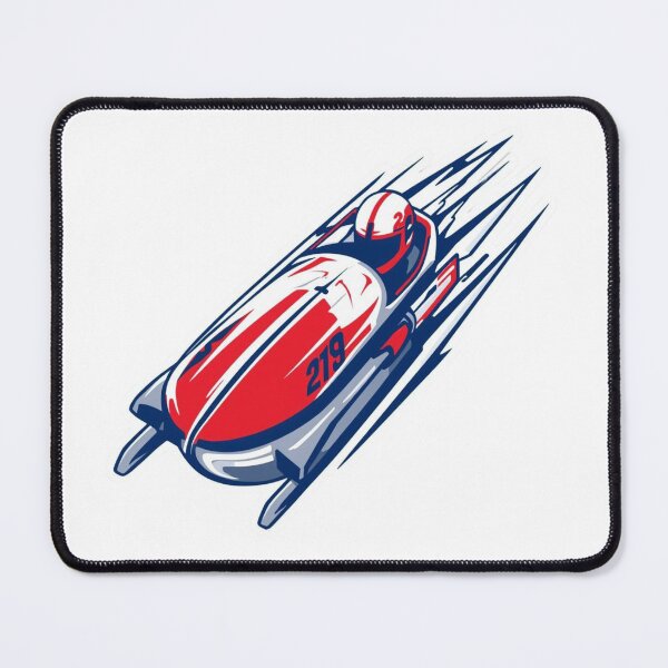 Item preview, Bobsled Racing Down the Track designed and sold by LewpyG.