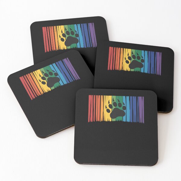 Item preview, Gay Bear LGBT Paw Barcode designed and sold by AmparoBoyle.