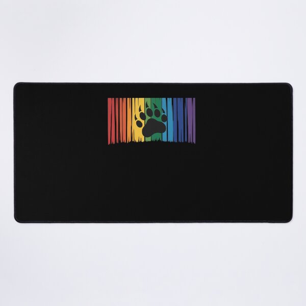 Item preview, Gay Bear LGBT Paw Barcode designed and sold by AmparoBoyle.
