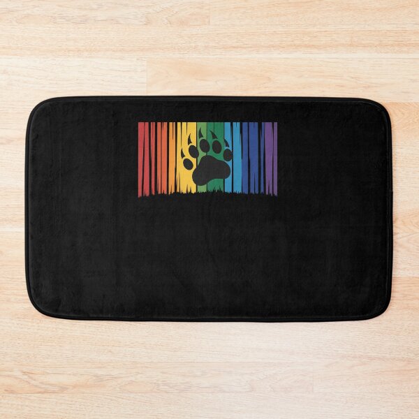 Item preview, Gay Bear LGBT Paw Barcode designed and sold by AmparoBoyle.