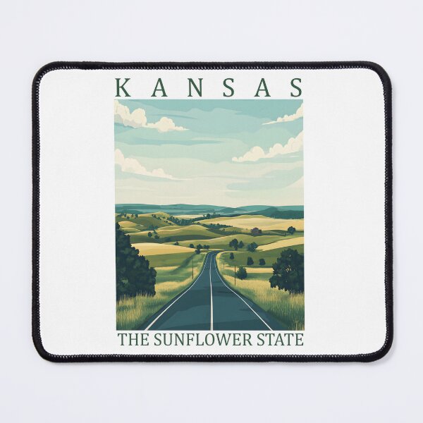 Item preview, 16 Kansas Travel Poster designed and sold by Lucy Goosy Art.