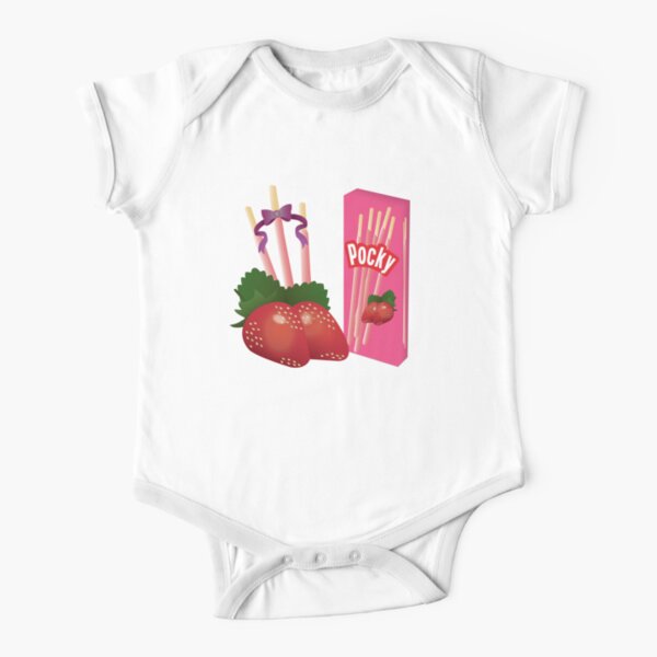 Ichigo Pocky Short Sleeve Baby One-Piece