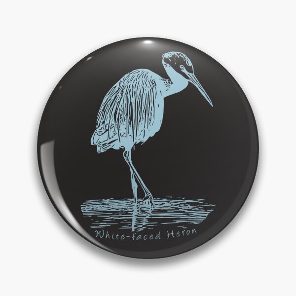 Item preview, New Zealand White-faced Heron designed and sold by MvuuStudio.