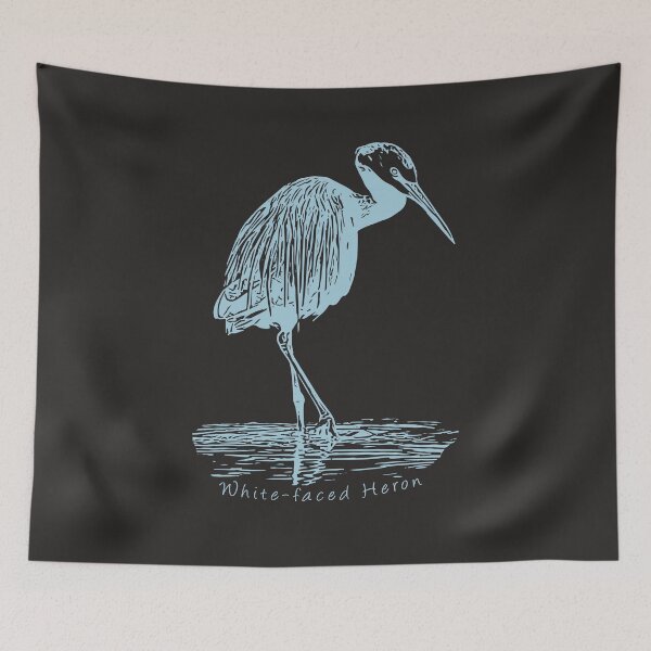 Item preview, New Zealand White-faced Heron designed and sold by MvuuStudio.