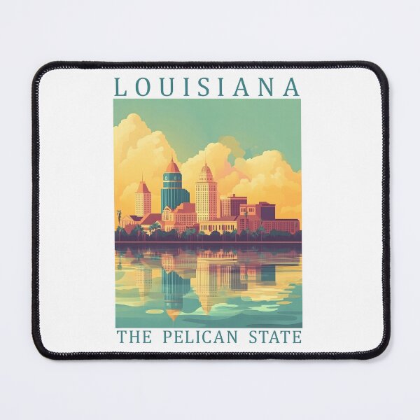 Item preview, 18 Louisiana Travel Poster designed and sold by Lucy Goosy Art.