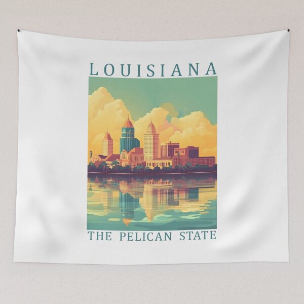 Item preview, 18 Louisiana Travel Poster designed and sold by Lucy Goosy Art.