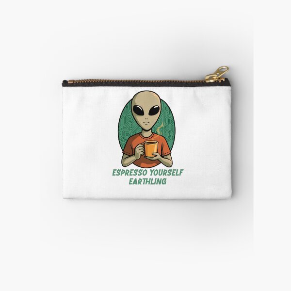 Item preview, Espresso yourself earthling - Alien coffee design designed and sold by JoRealm.