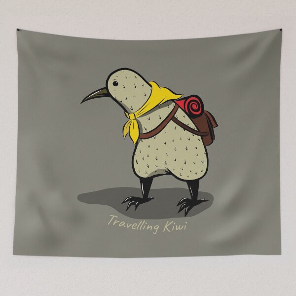 Item preview, Travelling Kiwi designed and sold by MvuuStudio.