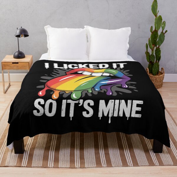 Item preview, Funny Gay Pride Women Gift I Licked It So Its Mine LGBT designed and sold by DrewLeuschke.