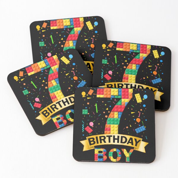 Item preview, Kids 7Rd Birthday Boy 7 Year Old Building Blocks 7Th Birthday Boy designed and sold by MadalynKiehn.