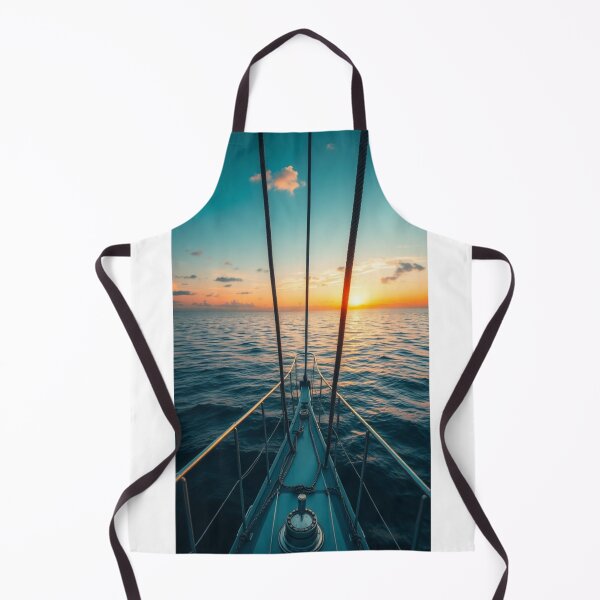 Item preview, Deep Sea Escape | Fiery Sunset from the Bow designed and sold by Jade Ado.
