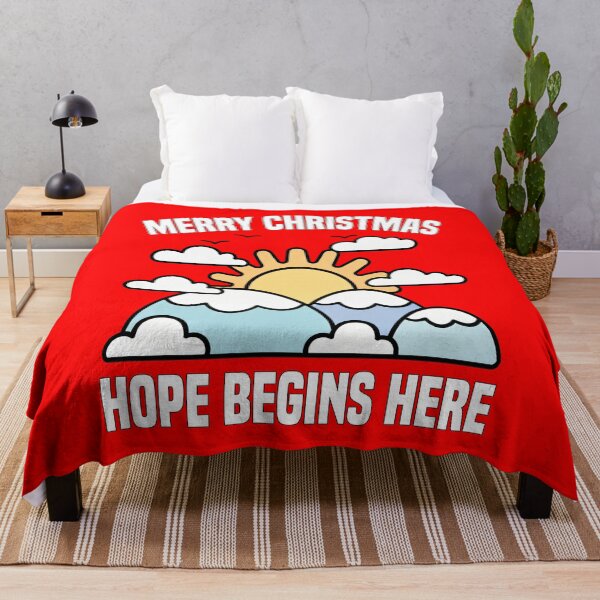 Item preview, MERRY CHRISTMAS - HOPE BEGINS HERE designed and sold by KEF Custom.
