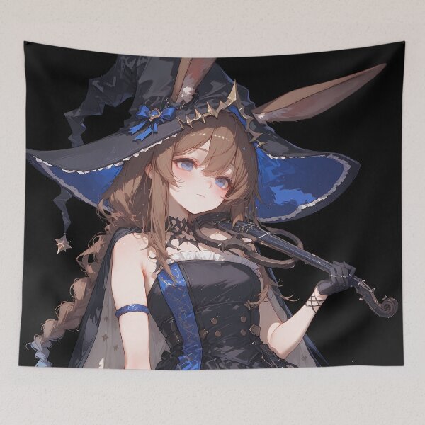 Item preview, Amiya Arknights Prelude To Dawn Witch Magic Night Fantasy Girl designed and sold by Raslbazola.