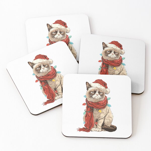 Item preview, Grumpy Cat in Festive Mood designed and sold by scicilysimonee.