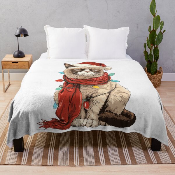 Item preview, Grumpy Cat in Festive Mood designed and sold by scicilysimonee.