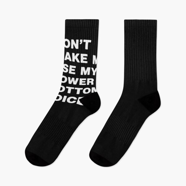 Item preview, Don't Make Me Use My Power Bottom Voice LGBT Gay Pride designed and sold by MinaReinger.