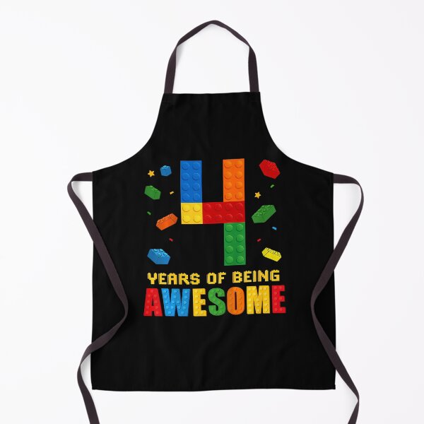 Item preview, Kids 4 Year Old Birthday Boy Being Awesome Building Bricks 4Th designed and sold by MadalynKiehn.