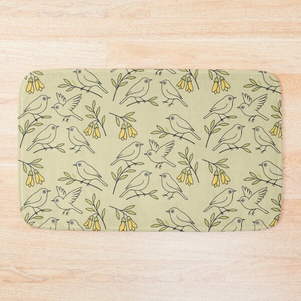 Item preview, Silvereye (Waxeye/Tauhou) Line Art Pattern – Kowhai designed and sold by MvuuStudio.