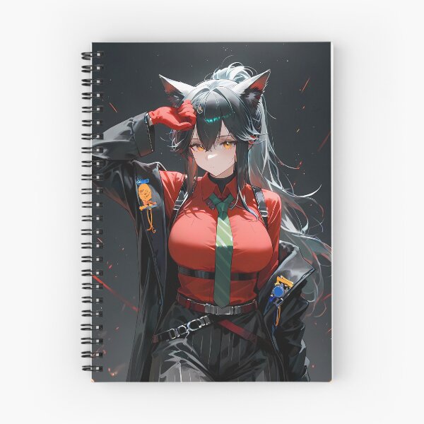 Item preview, Prelude Texas Arknights Game Girl Confident Pose Red Outfit Anime designed and sold by Raslbazola.