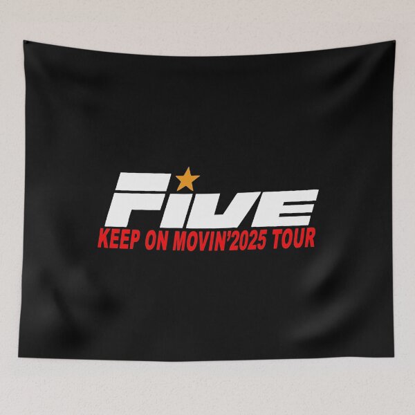 Item preview, FIVE Keep On Movin' 2025 Tour Boy Band designed and sold by vifernndan.