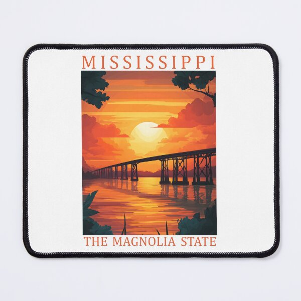 Item preview, 24 Mississippi Travel Poster designed and sold by Lucy Goosy Art.