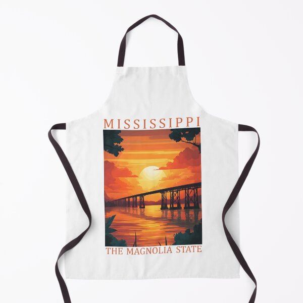 Item preview, 24 Mississippi Travel Poster designed and sold by Lucy Goosy Art.