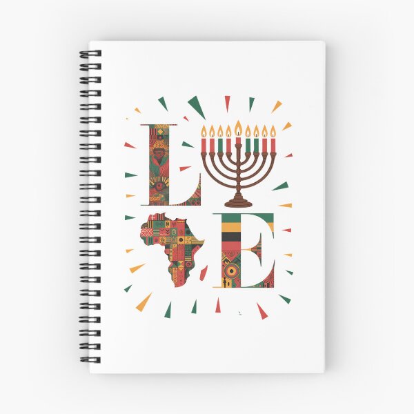 Item preview, LOVE Happy Kwanzaa Decorations Africa Map Kinara Candles designed and sold by Moon-Ape.