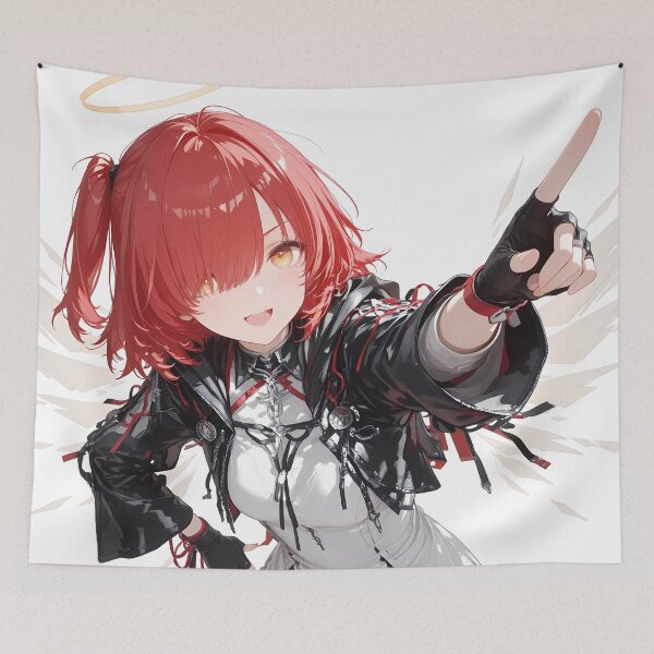 Item preview, Exusiai Arknights Prelude To Dawn Dynamic Angelic Battle Pose designed and sold by Raslbazola.