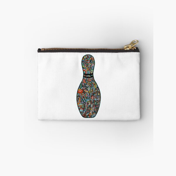 Item preview, Groovy patterned Bowling pin designed and sold by BowlingAlleyGirl.