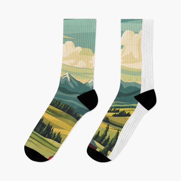 Item preview, 26 Montana Travel Poster designed and sold by Lucy Goosy Art.