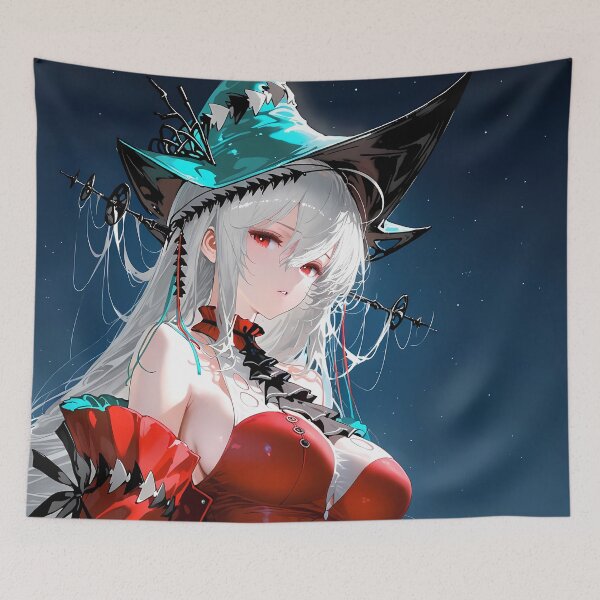 Item preview, Skadi Arknights Prelude To Dawn Witch Ocean Anime Girl Enchantment designed and sold by Raslbazola.