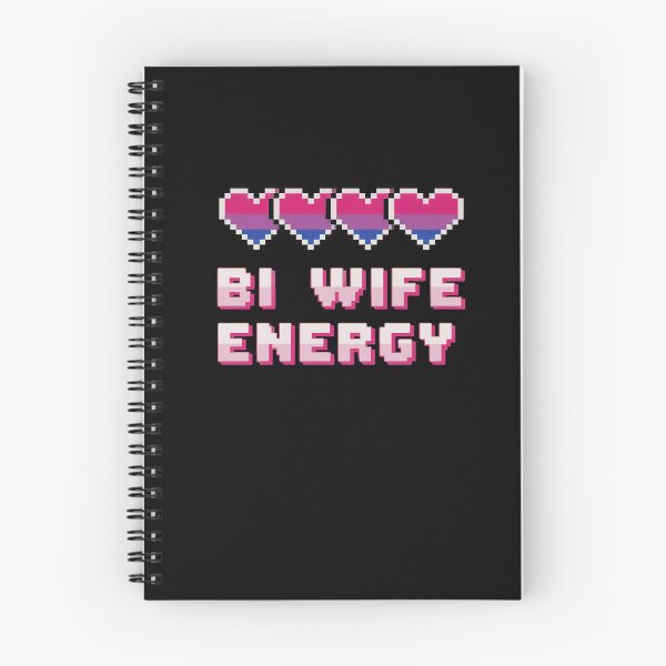 Item preview, Bi Wife Energy LGBT Pride Bisexual Flag Gay Marriage designed and sold by MinaReinger.