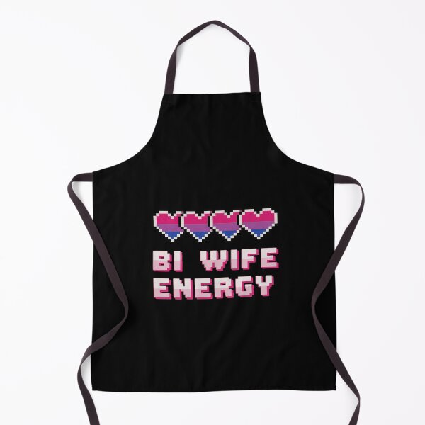 Item preview, Bi Wife Energy LGBT Pride Bisexual Flag Gay Marriage designed and sold by MinaReinger.