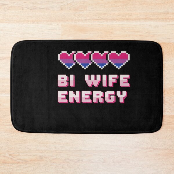 Item preview, Bi Wife Energy LGBT Pride Bisexual Flag Gay Marriage designed and sold by MinaReinger.