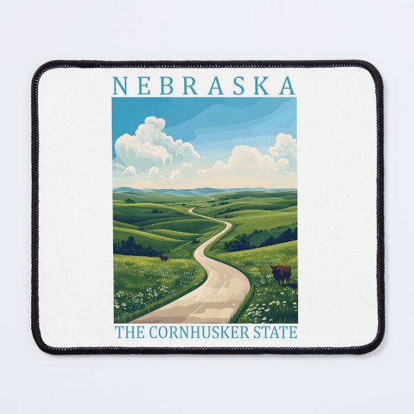 Item preview, 27 Nebraska Travel Poster designed and sold by Lucy Goosy Art.