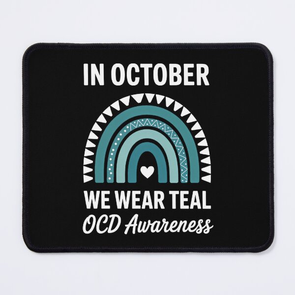 Item preview, Rainbow Ribbon Obsessive-Compulsive Disorder OCD Awareness designed and sold by HellD3vil-Art.