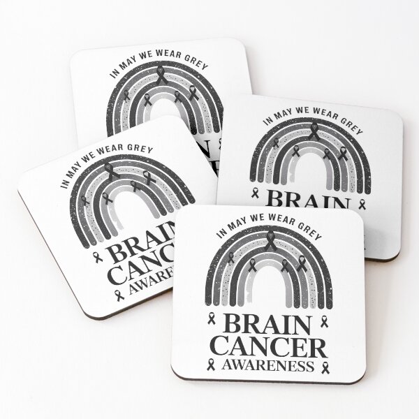 Item preview, Rainbow Brain Cancer Awareness Wear Grey Brain Cancer designed and sold by HellD3vil-Art.