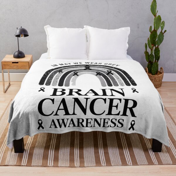 Item preview, Rainbow Brain Cancer Awareness Wear Grey Brain Cancer designed and sold by HellD3vil-Art.
