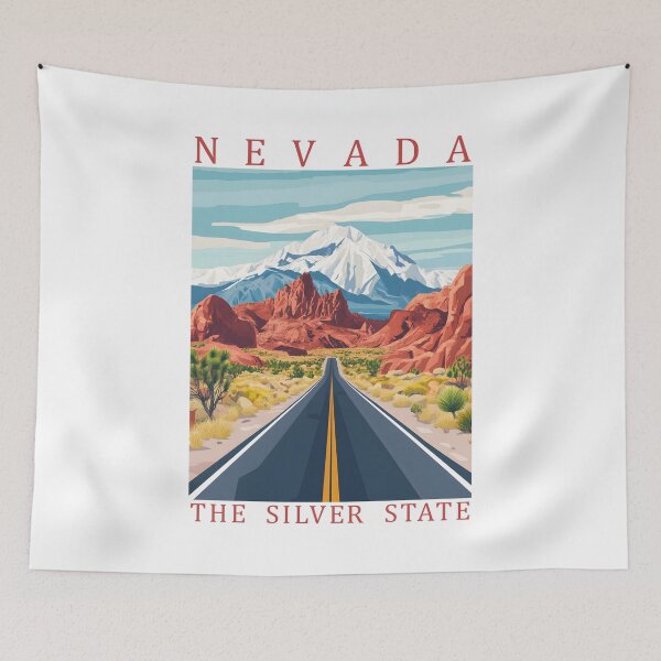 Item preview, 28 Nevada Travel Poster designed and sold by Lucy Goosy Art.