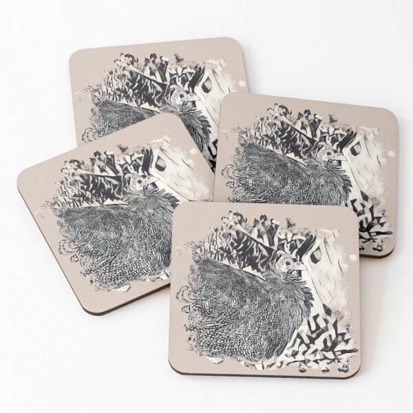 Item preview, Guinea Fowl Abstract designed and sold by MvuuStudio.