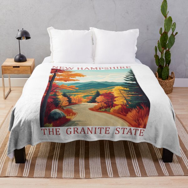 Item preview, 29 New Hampshire Travel Poster designed and sold by Lucy Goosy Art.