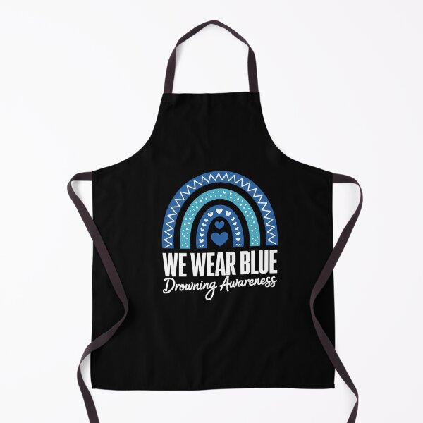 Item preview, Rainbow We Wear Blue Drowning Awareness designed and sold by HellD3vil-Art.