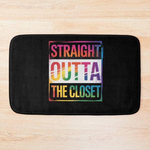Item preview, Straight Outta the Closet LGBT Gay Pride designed and sold by FranzFriesen.