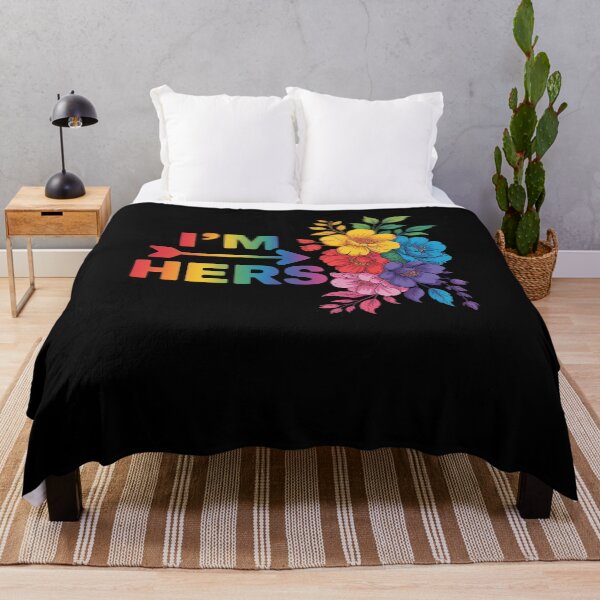 Item preview, She's Mine I'm Hers LGBT Lion Couple Tee Lover LGBT Pride designed and sold by RayArmstrong.